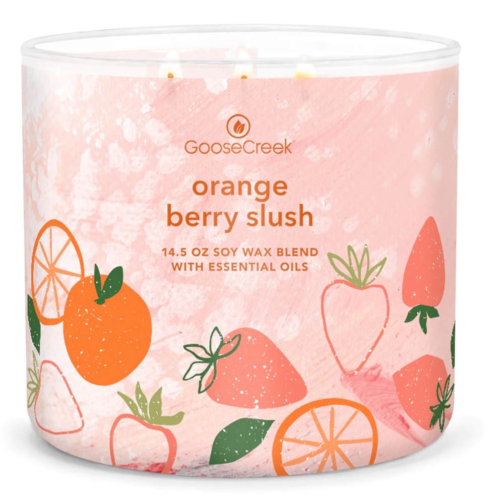 🍊 GC Orange Berry Slush 3-Wick Candle NEW